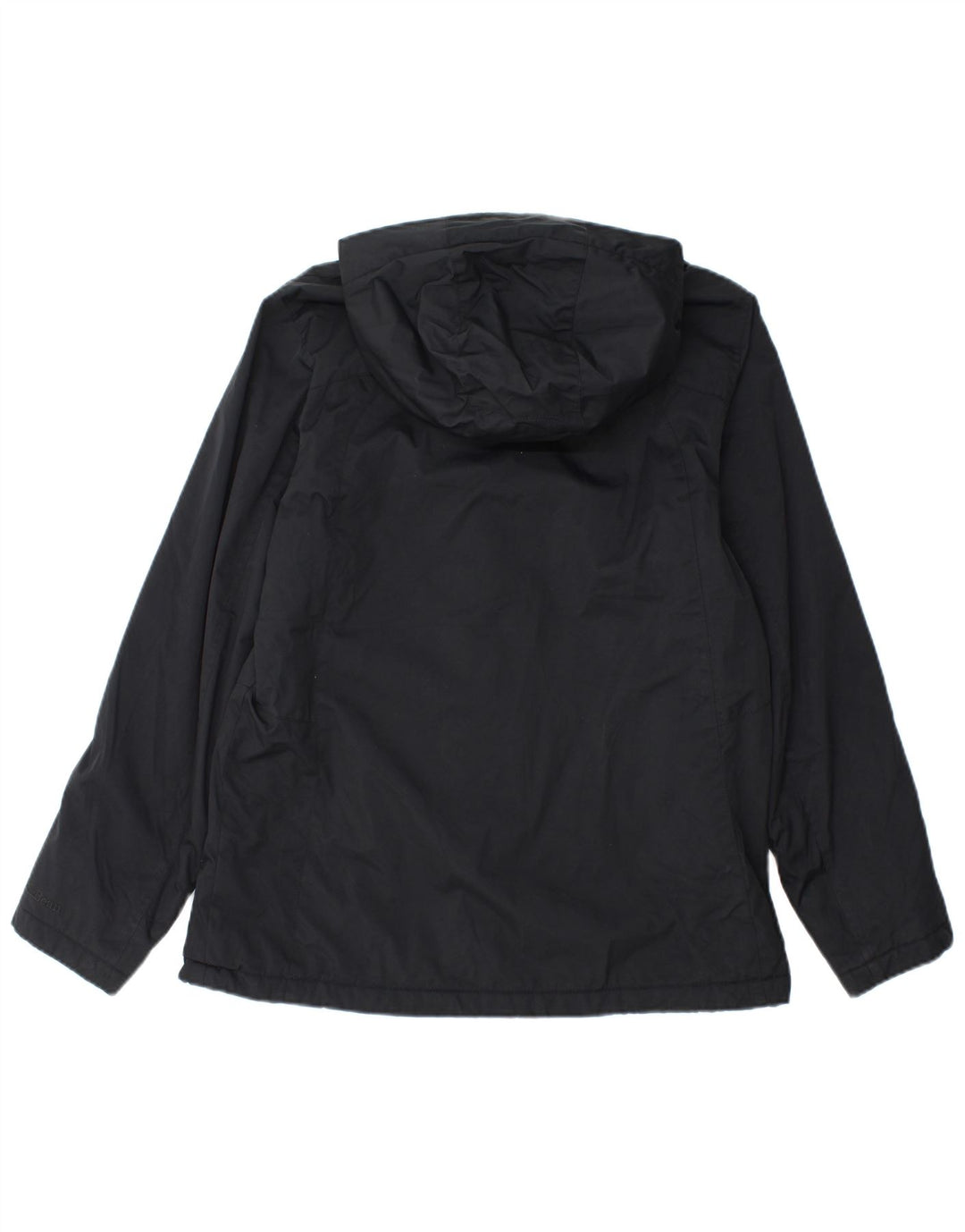 Jaqueta corta-vento feminina L.L.Bean Reino Unido 14 médio azul marinho nylon