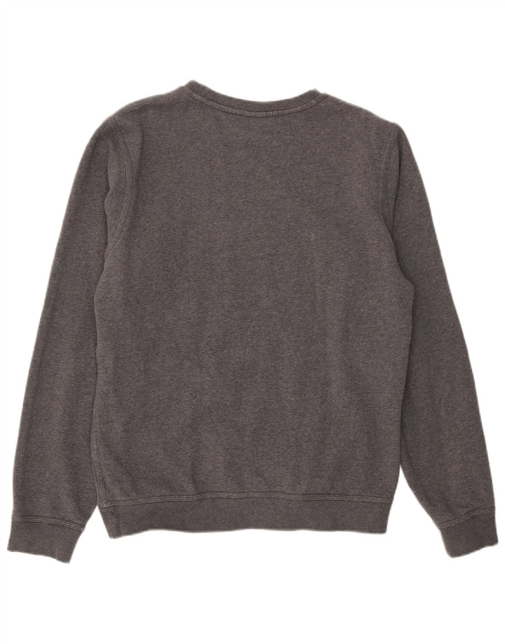NIKE Mens Moletom Jumper Pequeno Algodão Cinza