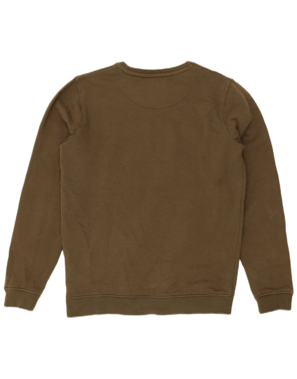 Suéter gráfico Jack Wills Boys 14-15 anos algodão cáqui