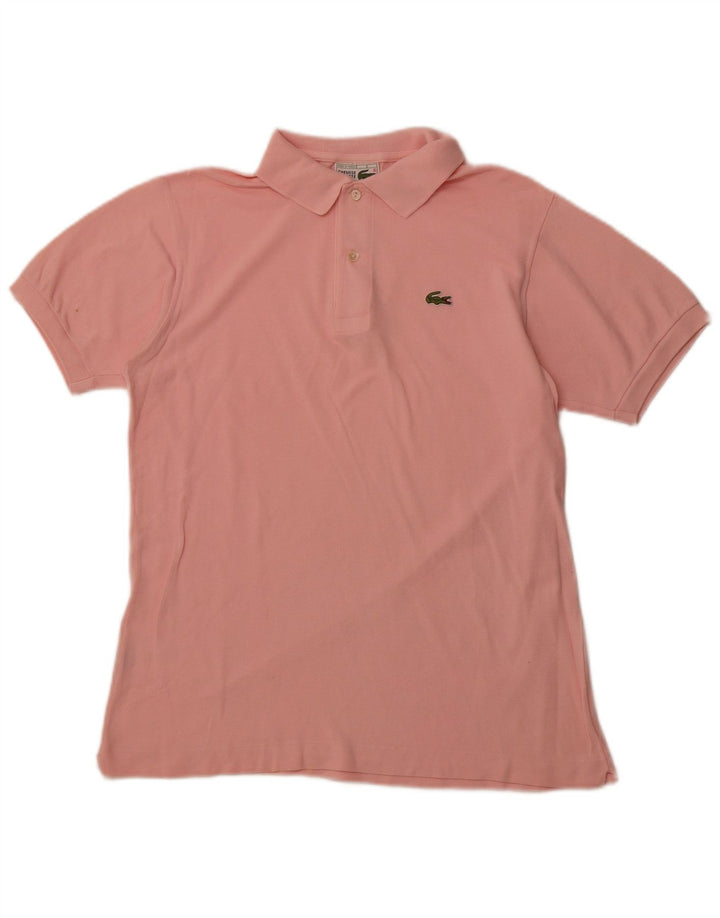 Camisa polo masculina LACOSTE tamanho 3 pequeno algodão rosa