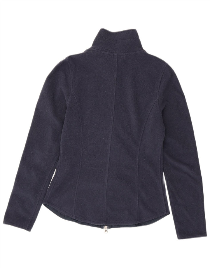 Jaqueta de lã feminina PUMA UK 10 pequena poliéster azul marinho