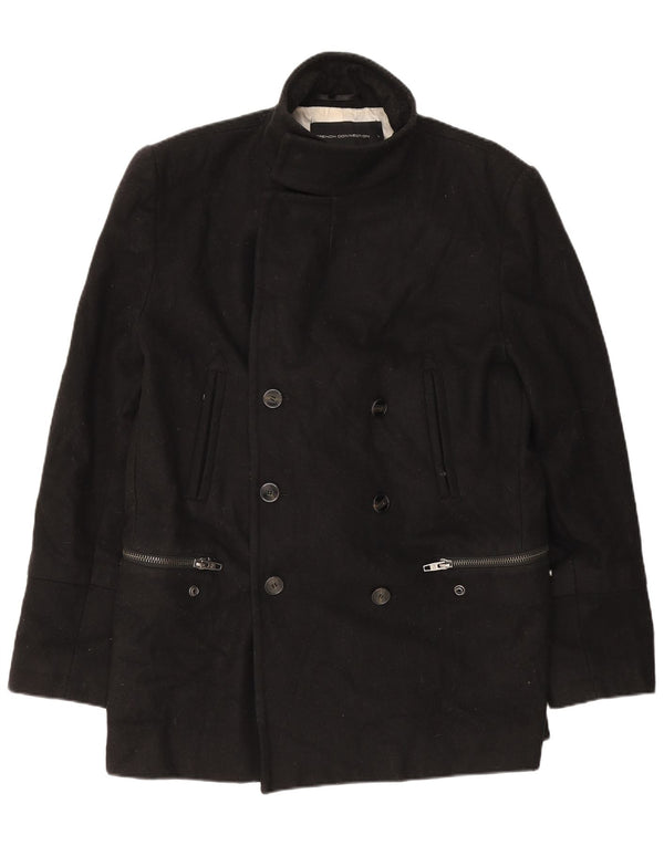 Casaco masculino ervilha French Connection UK 40 grande preto