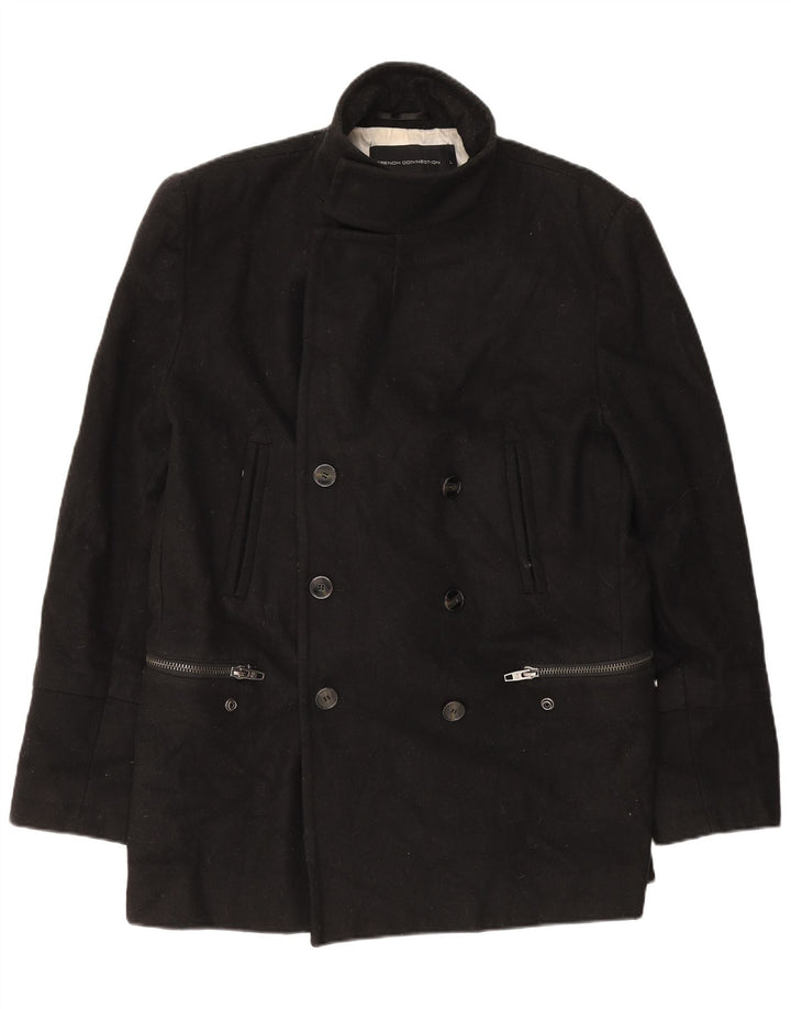 Casaco masculino ervilha French Connection UK 40 grande preto