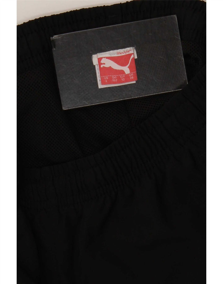 Calças de treino Puma Boys Graphic Capri 11-12 anos pretas