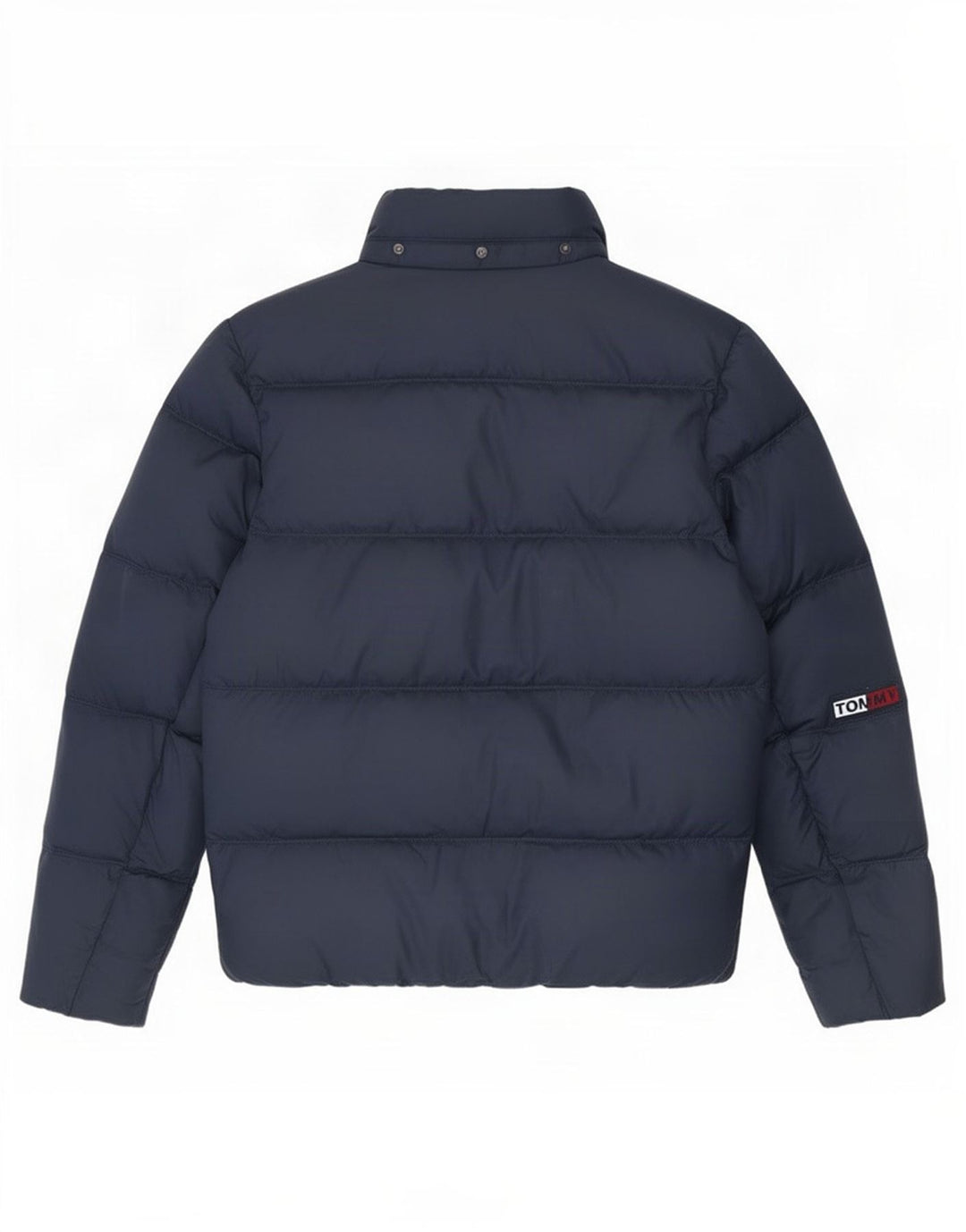 Jaqueta acolchoada masculina Tommy Hilfiger UK 34 XS azul marinho poliéster