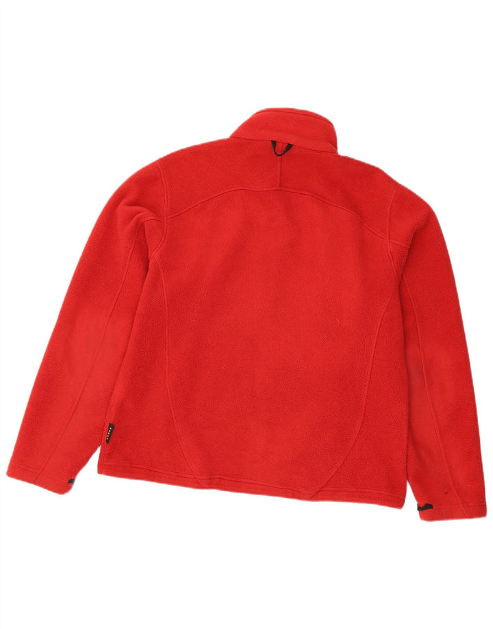 Jaqueta feminina de lã com forro Jack Wolfskin Reino Unido 16 grande poliéster vermelho
