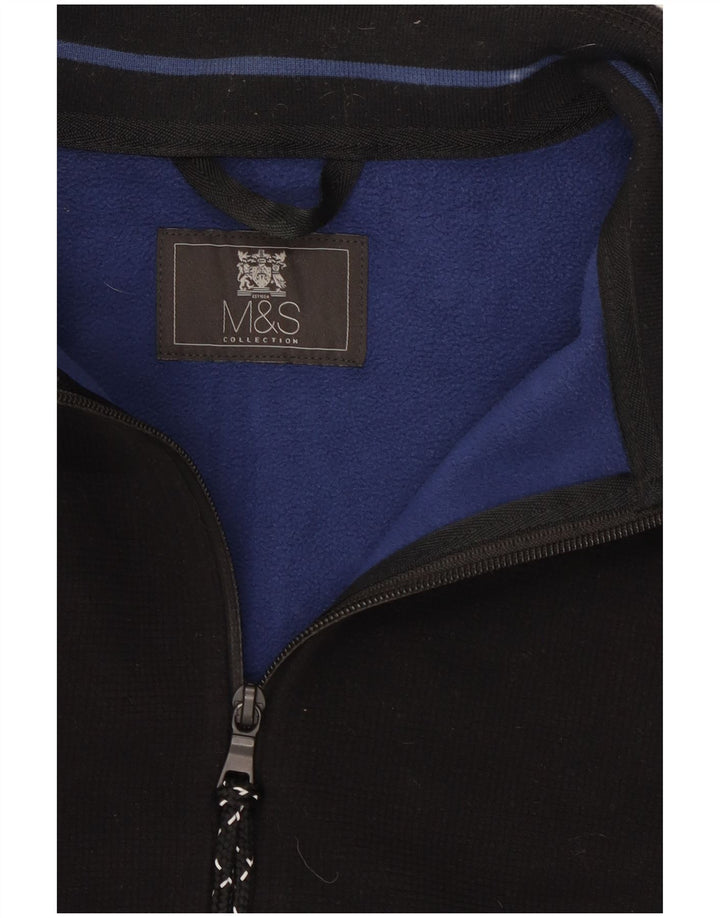 Jaqueta masculina de agasalho Marks & Spencer grande preta