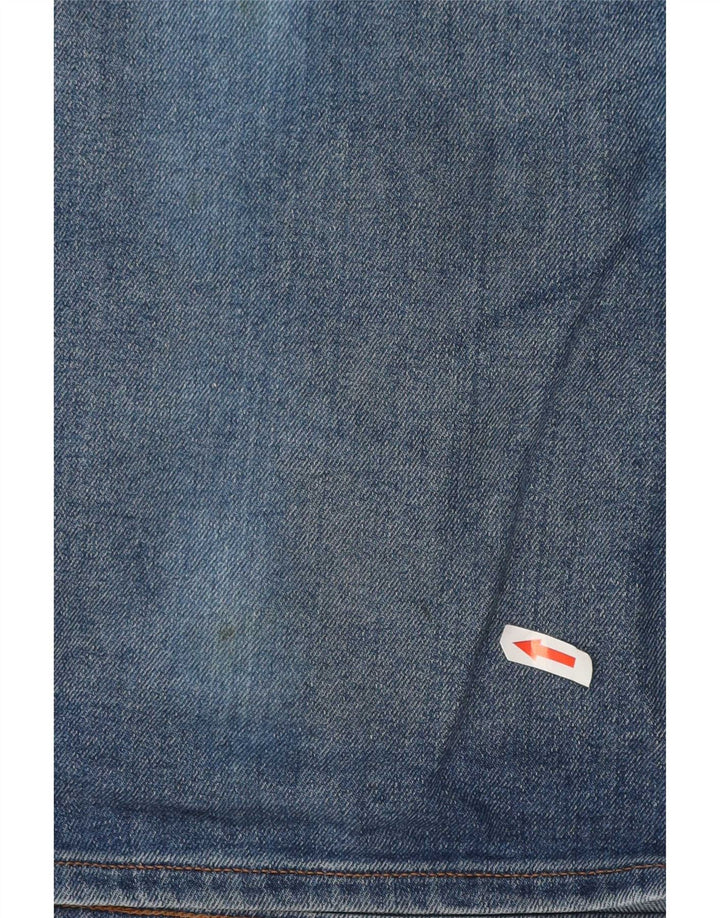 Shorts jeans curtos Lee masculino com 5 bolsos W36 grande algodão azul
