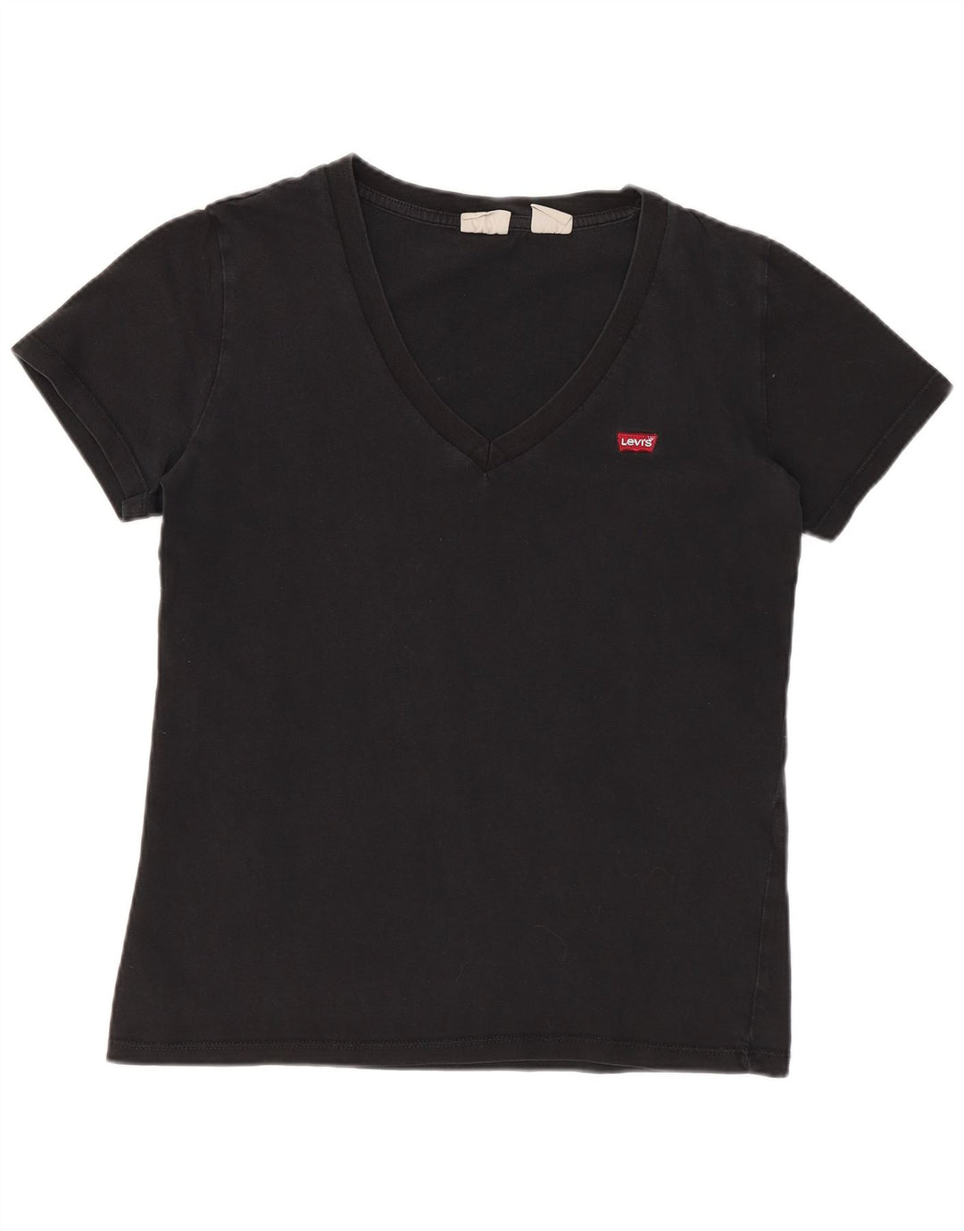 Camiseta feminina Levi's Top UK 2 2XS algodão preto