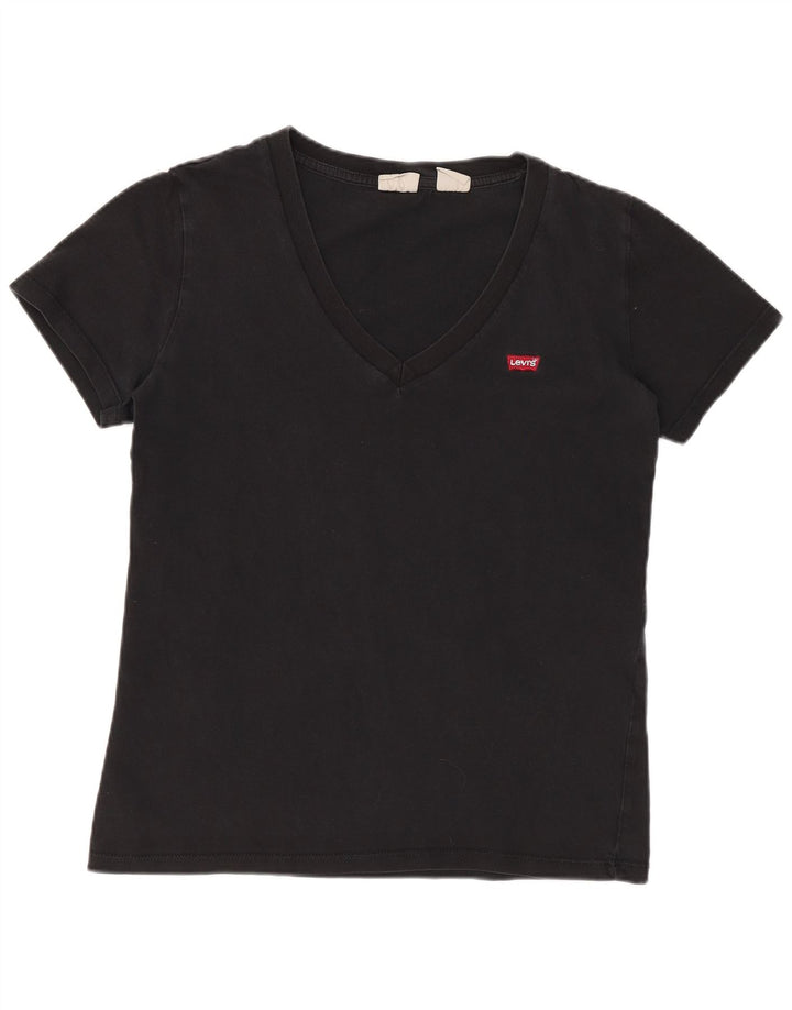 Camiseta feminina Levi's Top UK 2 2XS algodão preto