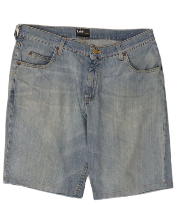 Shorts jeans masculinos LEE Brooklyn W36 grande algodão azul