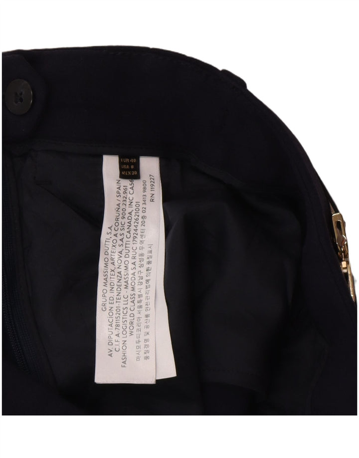 Calça Chino Mulher MASSIMO DUTTI EU 40 Médio W30 L28 Azul Marinho
