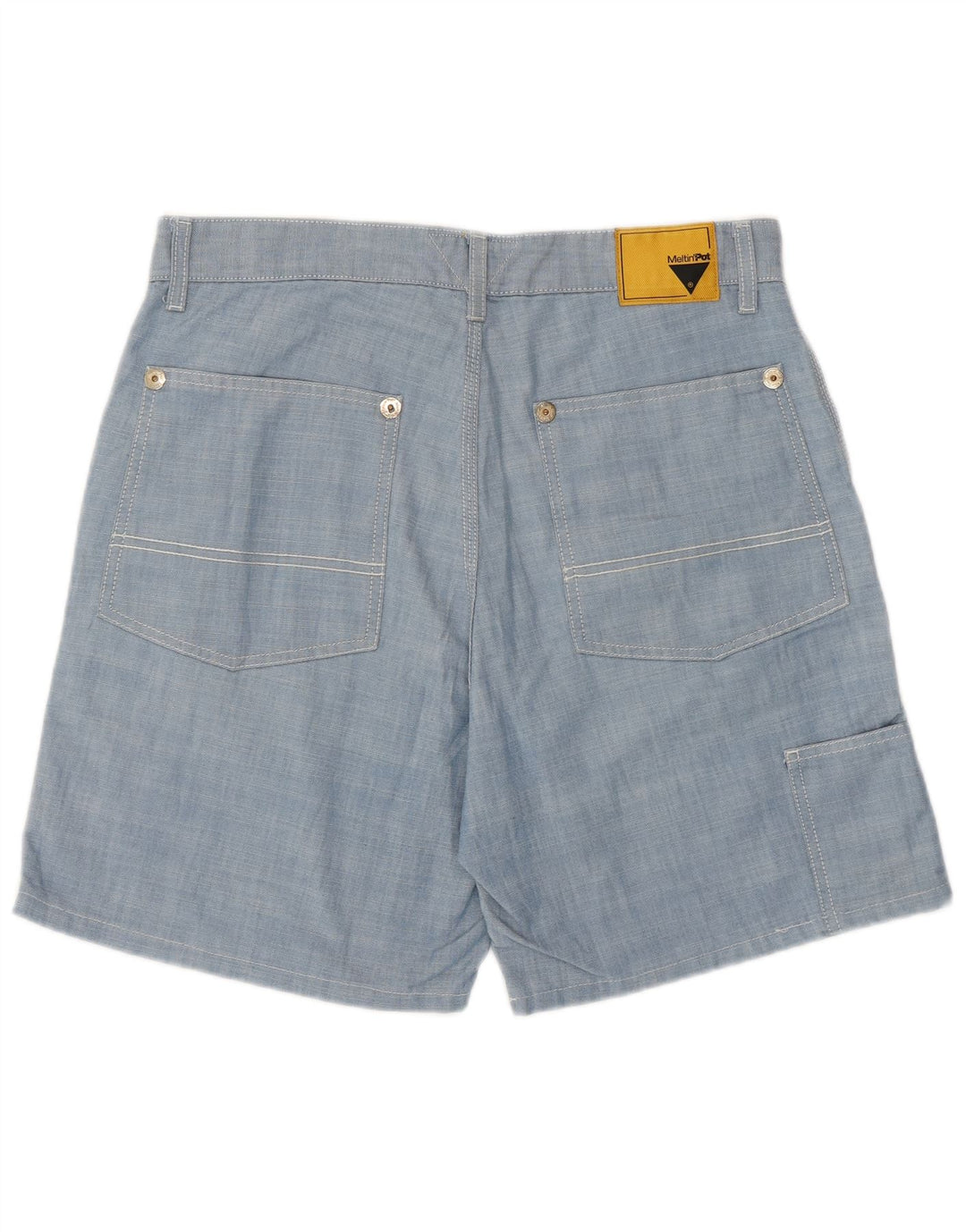 Shorts cargo masculino MELTIN' POT W32 azul médio