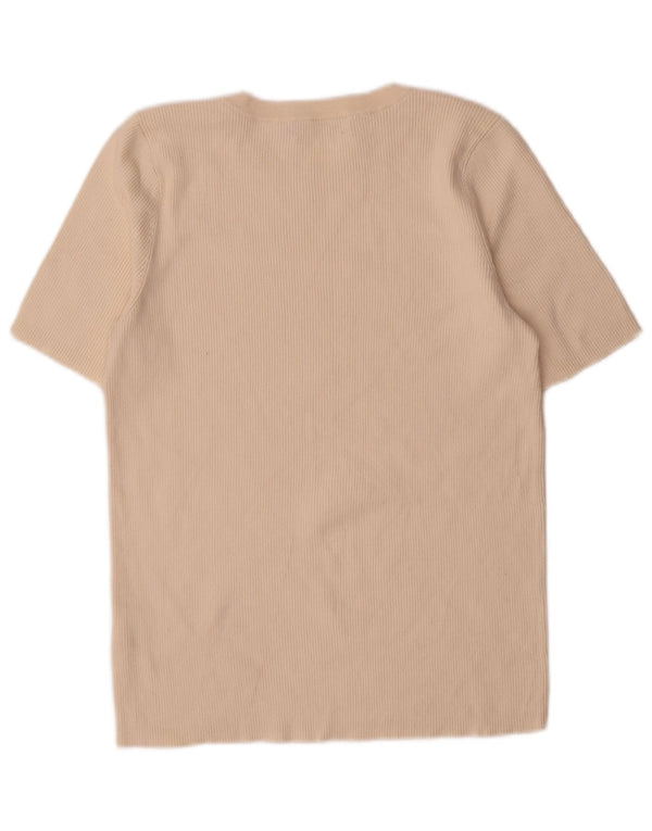 Camiseta feminina Ralph Lauren UK 14 grande algodão branco
