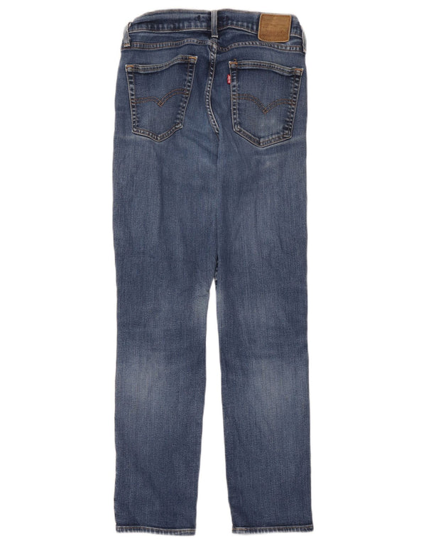 Calça Jeans Levis Feminina 724 Distressed High Rise Straight W30 L30 Azul Algodão