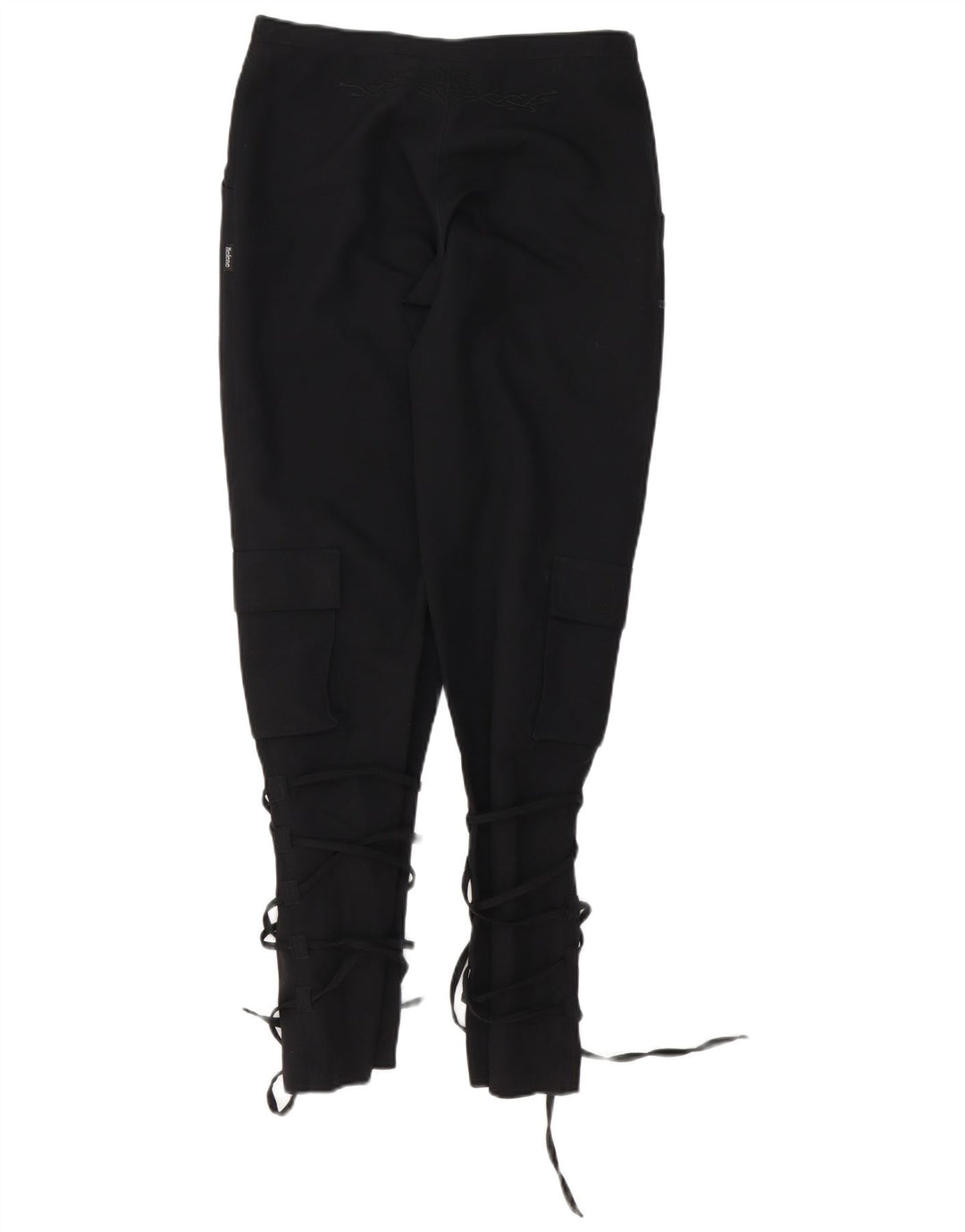 Calça cargo feminina vintage reta IT 42 médio W28 L32 preta