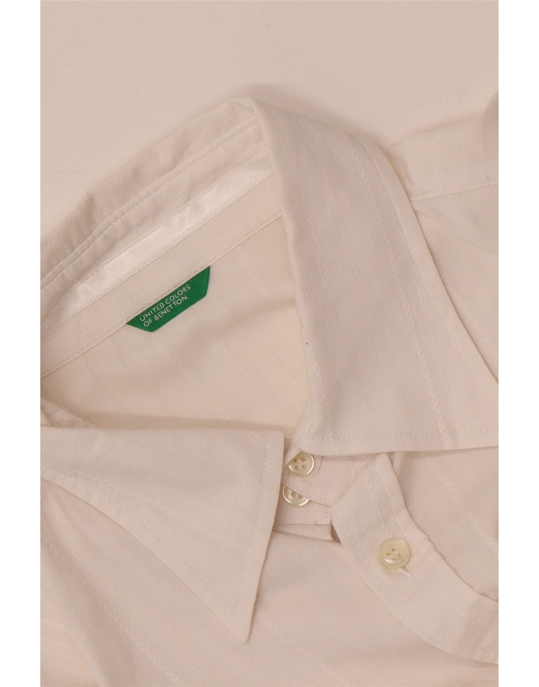 Camisa masculina BENETTON grande branca