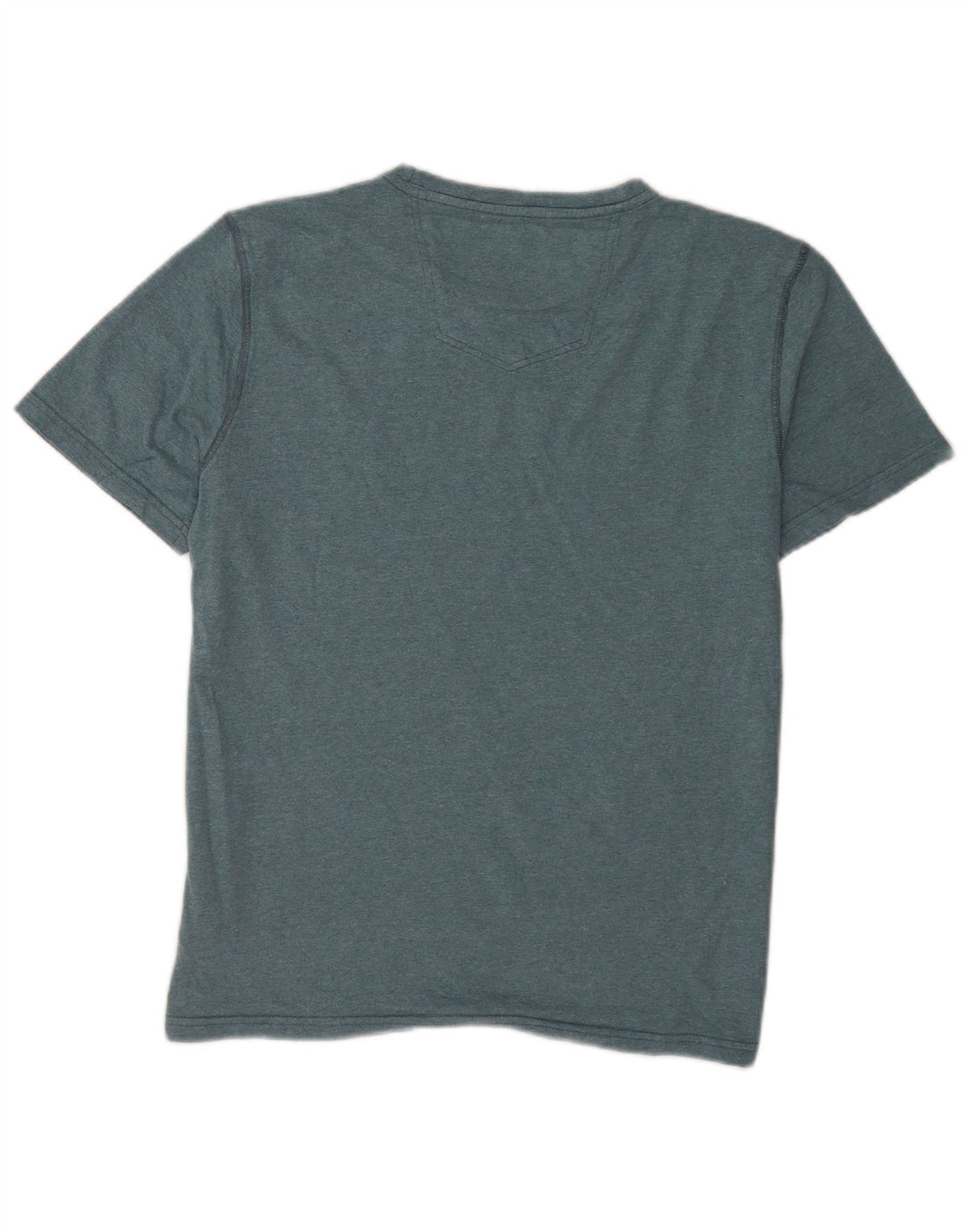 Camiseta masculina Fat Face Top grande algodão verde