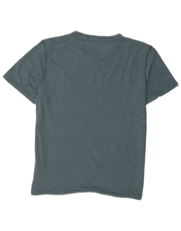 Camiseta masculina Fat Face Top grande algodão verde