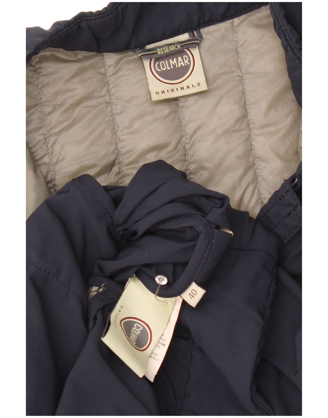 Jaqueta bomber feminina Colmar IT 40 pequena azul marinho