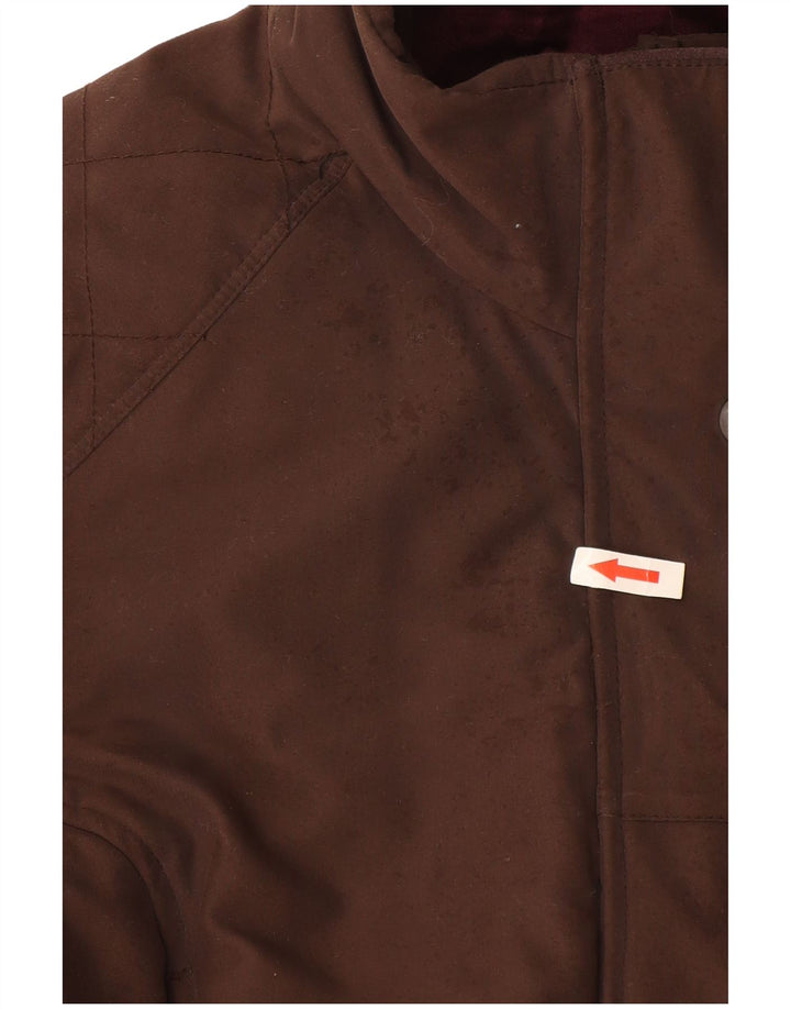 Jaqueta utilitária feminina Musto UK 12 poliéster marrom médio