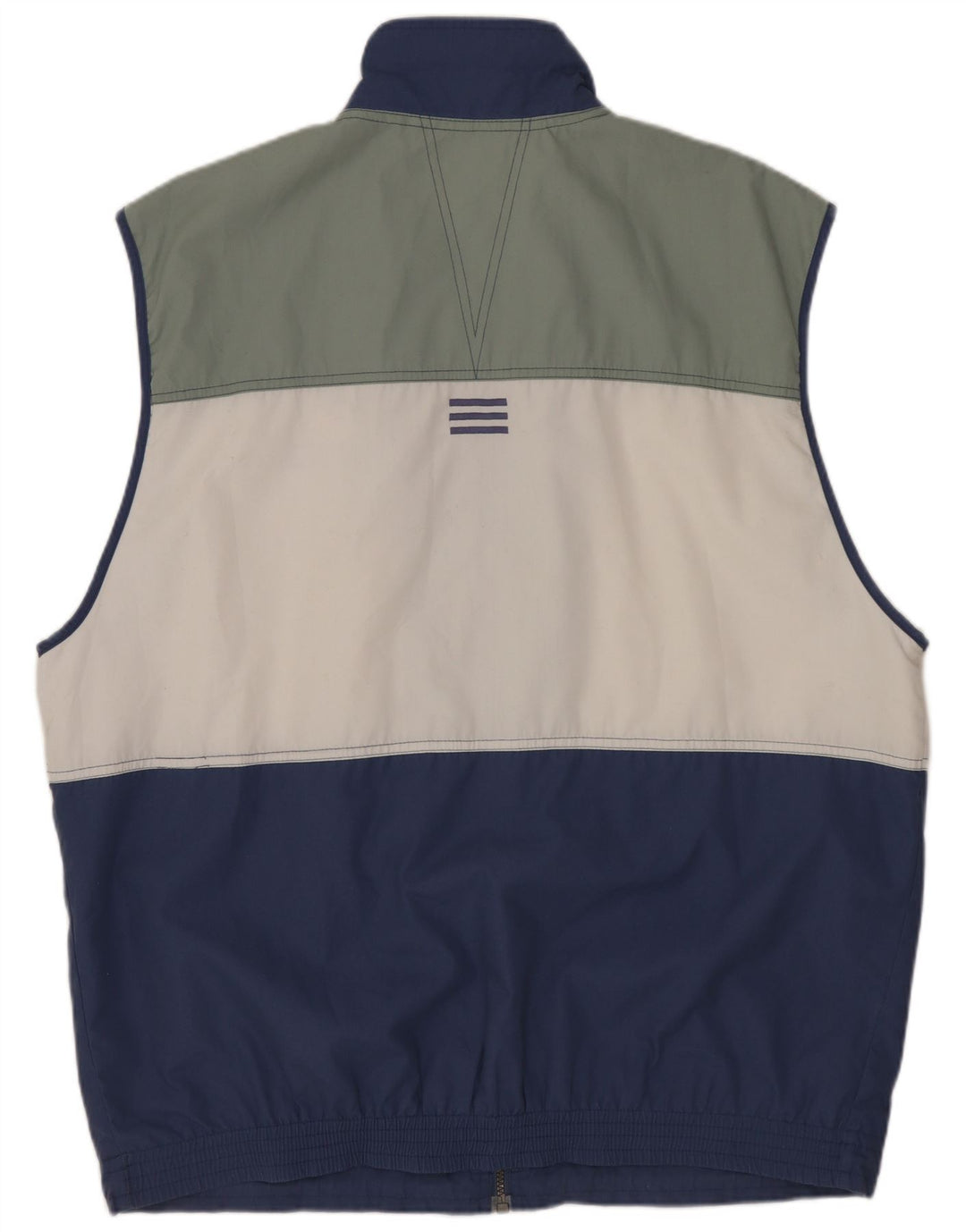 ADIDAS Masculino Gilet UK 42/44 Grande Multicolorido Colourblock Poliéster