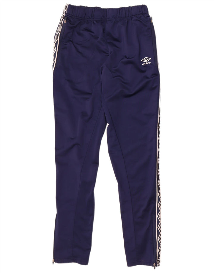 Calça esportiva masculina Umbro grande poliéster azul marinho