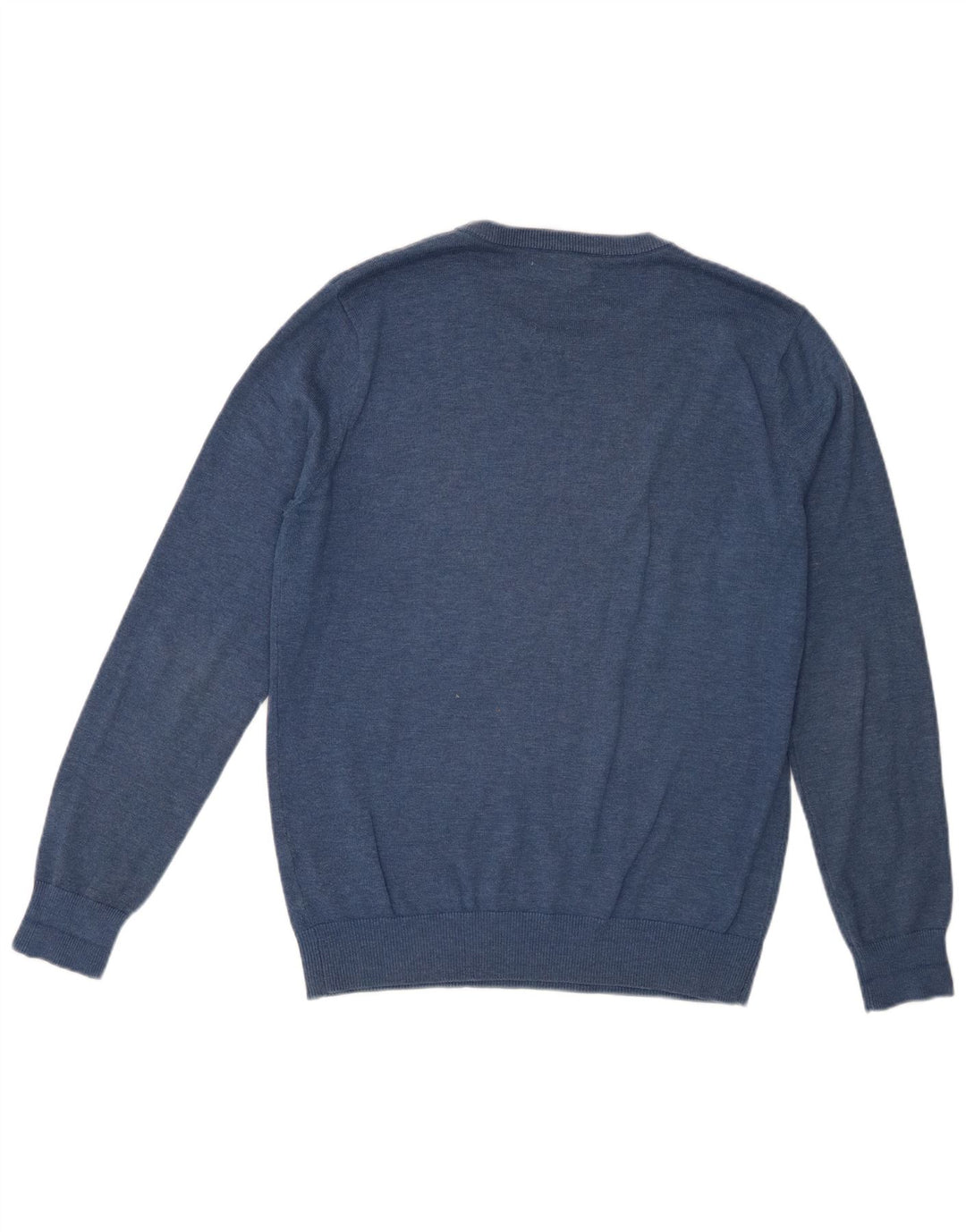 Suéter masculino Calvin Klein com gola redonda e algodão azul médio