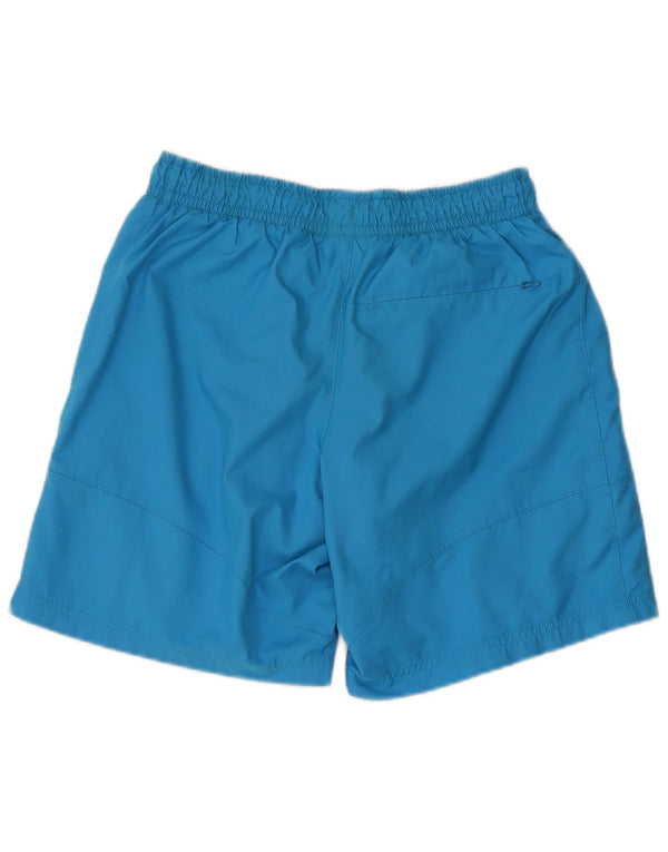 Shorts esportivos masculinos Nike médio azul poliéster