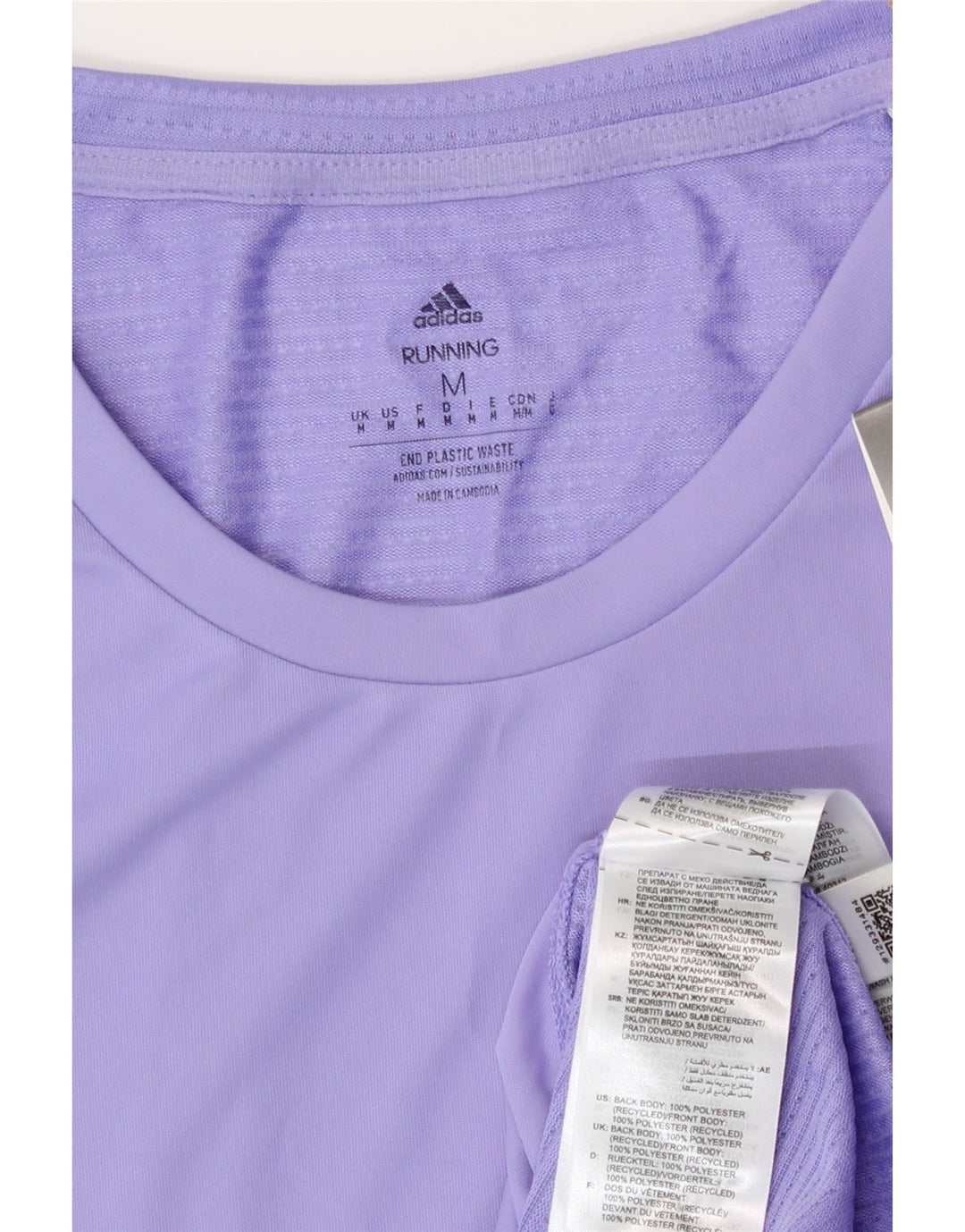 Adidas Mens Aeroready Camiseta Top Médio Roxo Poliéster