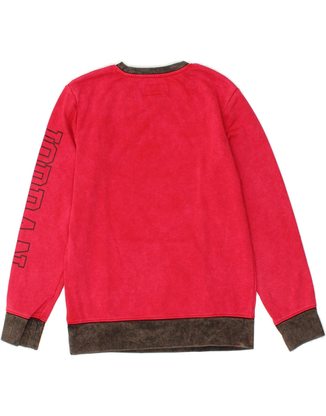JORDAN Girls Graphic Sweatshirt Jumper 12-13 Years Large Pink Cotton Vintage Jordan and Second-Hand Jordan from Messina Hembry 