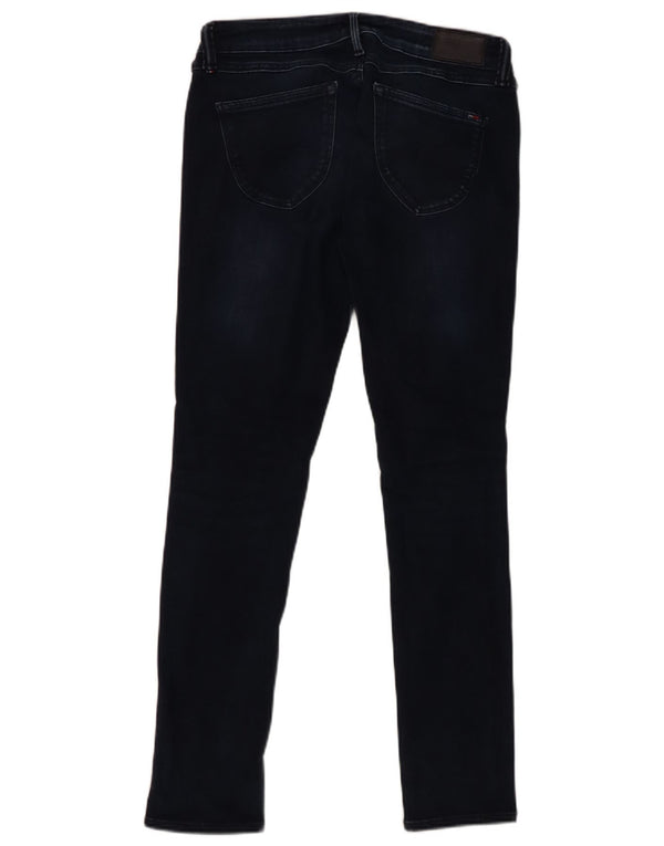 Jeans skinny feminino Tommy Hilfiger cintura baixa W30 L30 algodão azul marinho