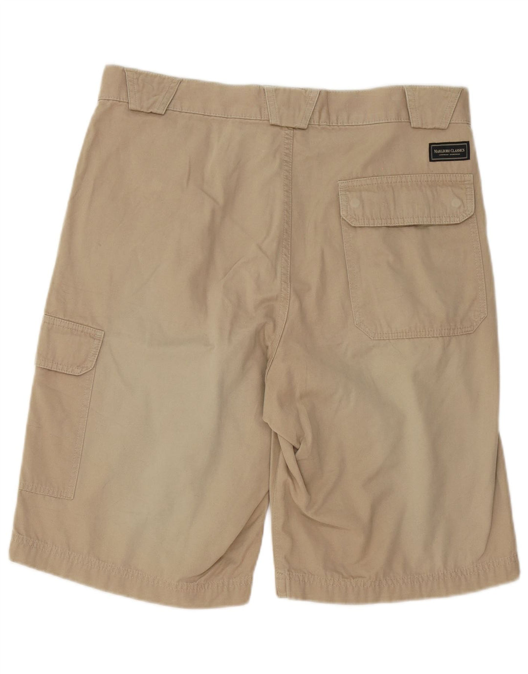 Shorts cargo masculino Marlboro Classics EU 52 XL W36 algodão bege