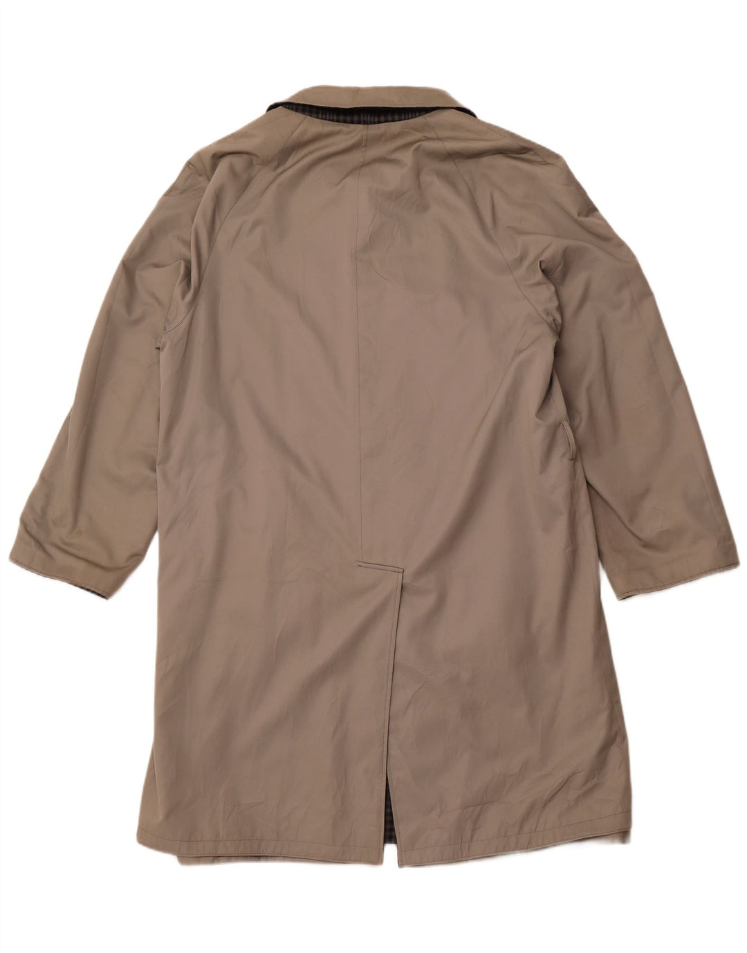 Casaco impermeável masculino reversível DIOLEN UK 40 poliéster xadrez cinza grande