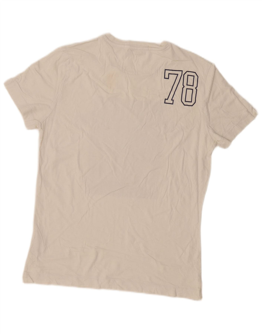 Calvin Klein Jeans Camiseta masculina gráfica Top médio algodão branco