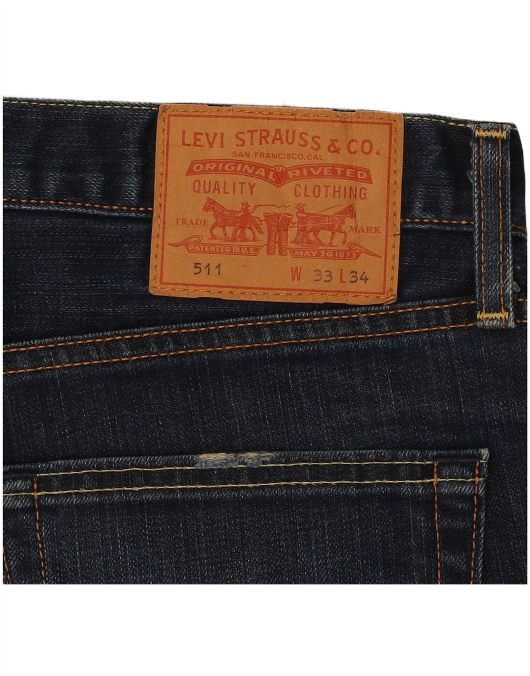 LEVI'S Masculino 511 Slim Jeans W33 L28 Azul