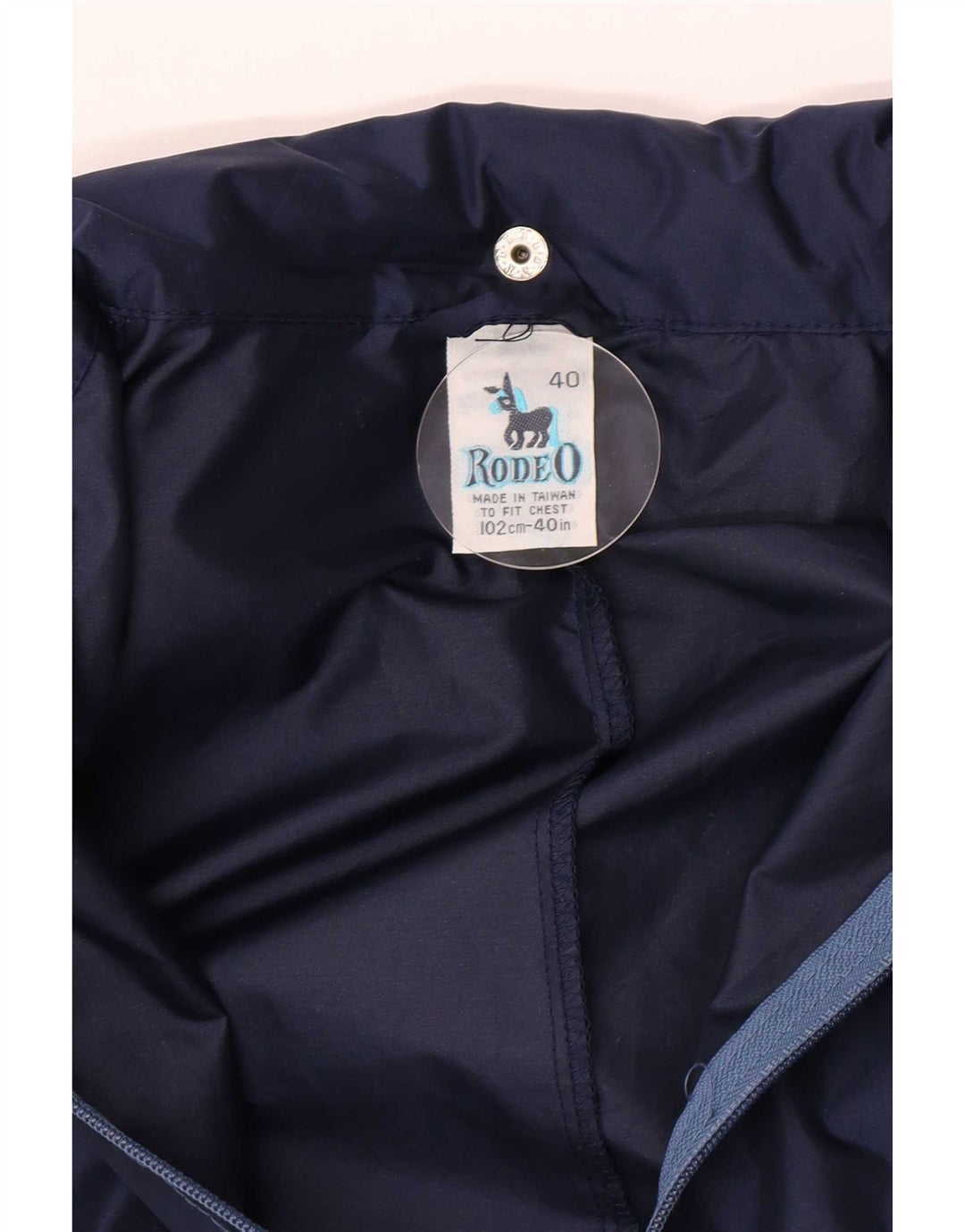 Rodeo Mens Workwear Macacão com Capuz Médio Azul Colourblock Nylon