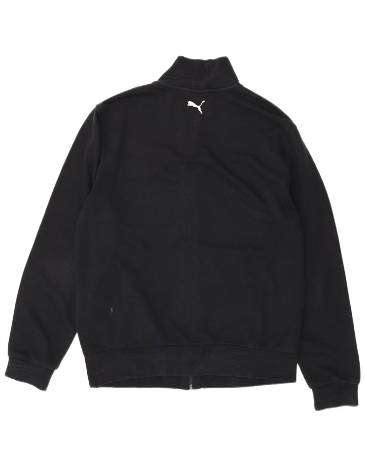 PUMA Mens Tracksuit Top Jacket Médio Algodão Preto