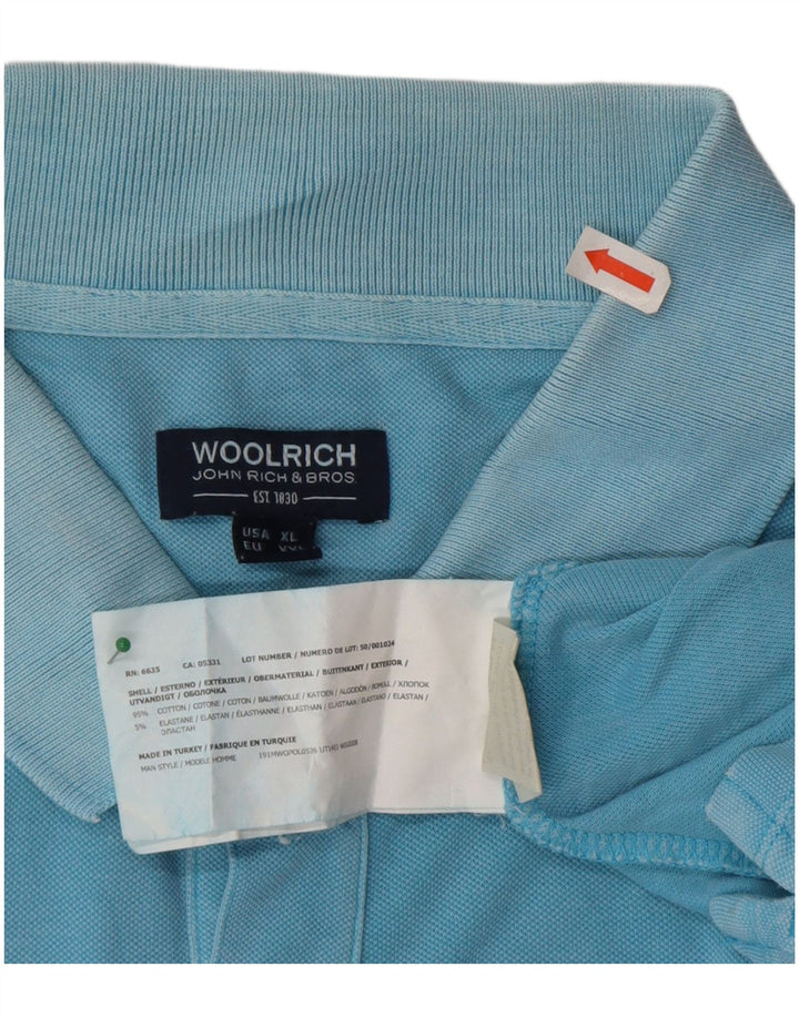 Camisa polo masculina Woolrich 2XL algodão azul