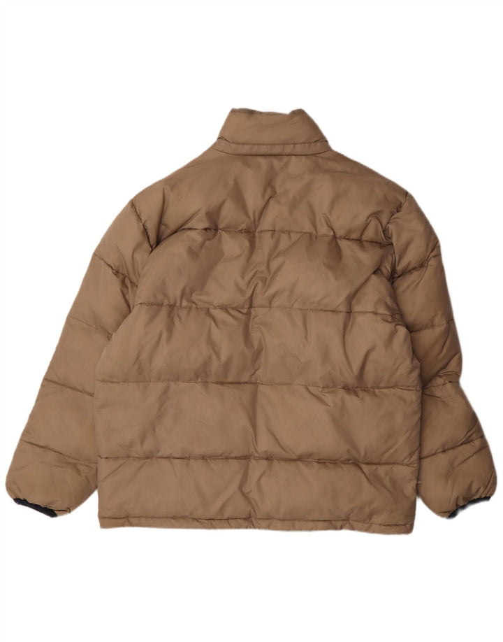 Jaqueta acolchoada masculina KAPPA UK 40 grande cinza poliamida