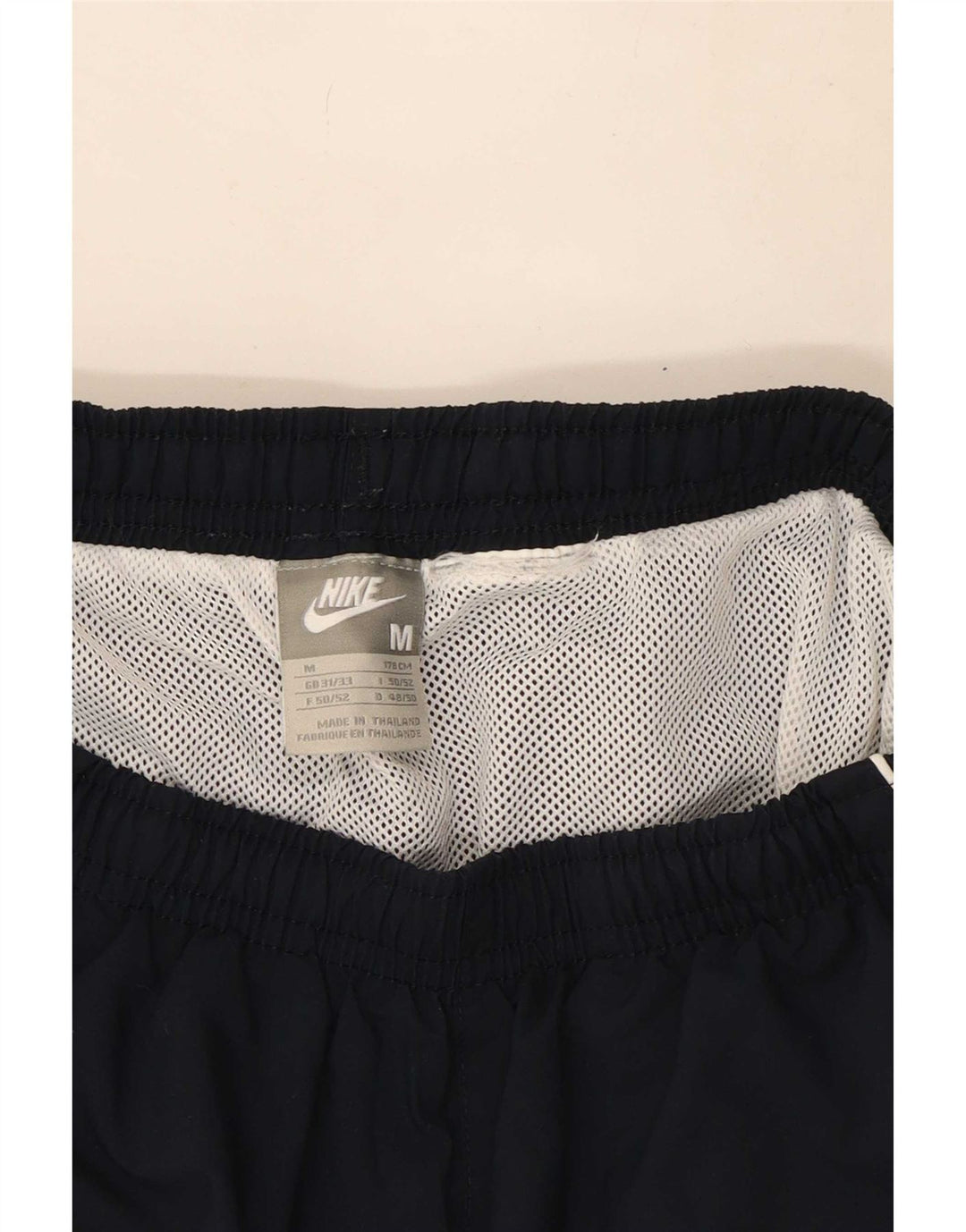 Shorts esportivos masculinos Nike médio azul marinho