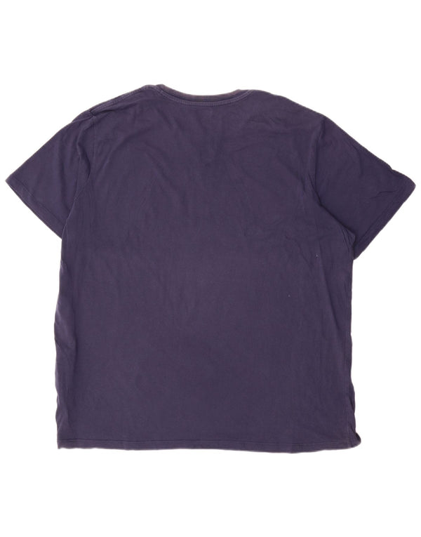 Camiseta gráfica masculina Levi's Top 2XL algodão azul marinho