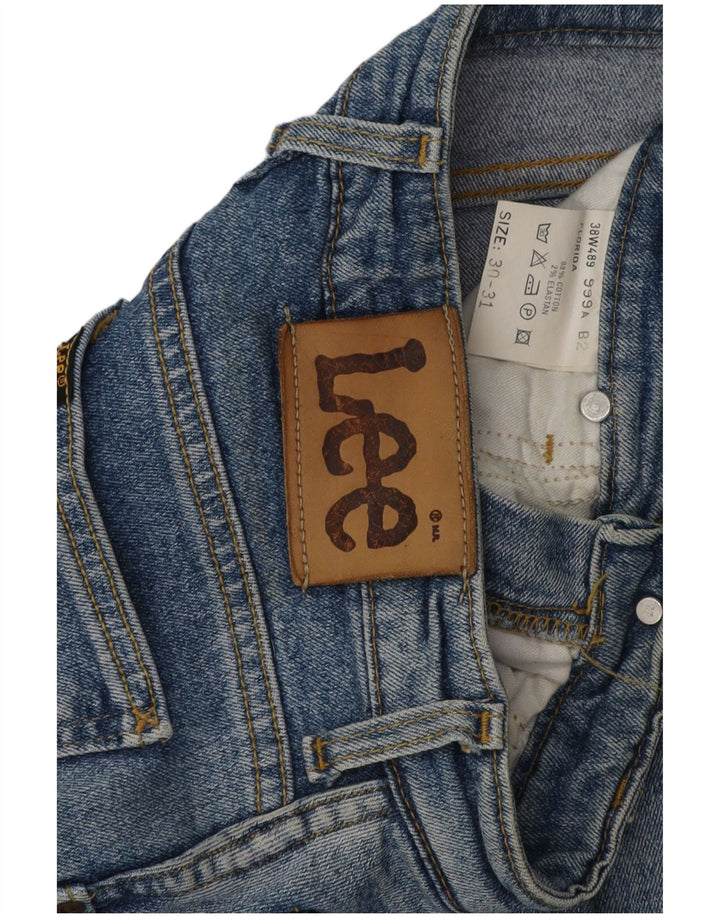 Jeans slim feminino LEE W30 L31 algodão azul