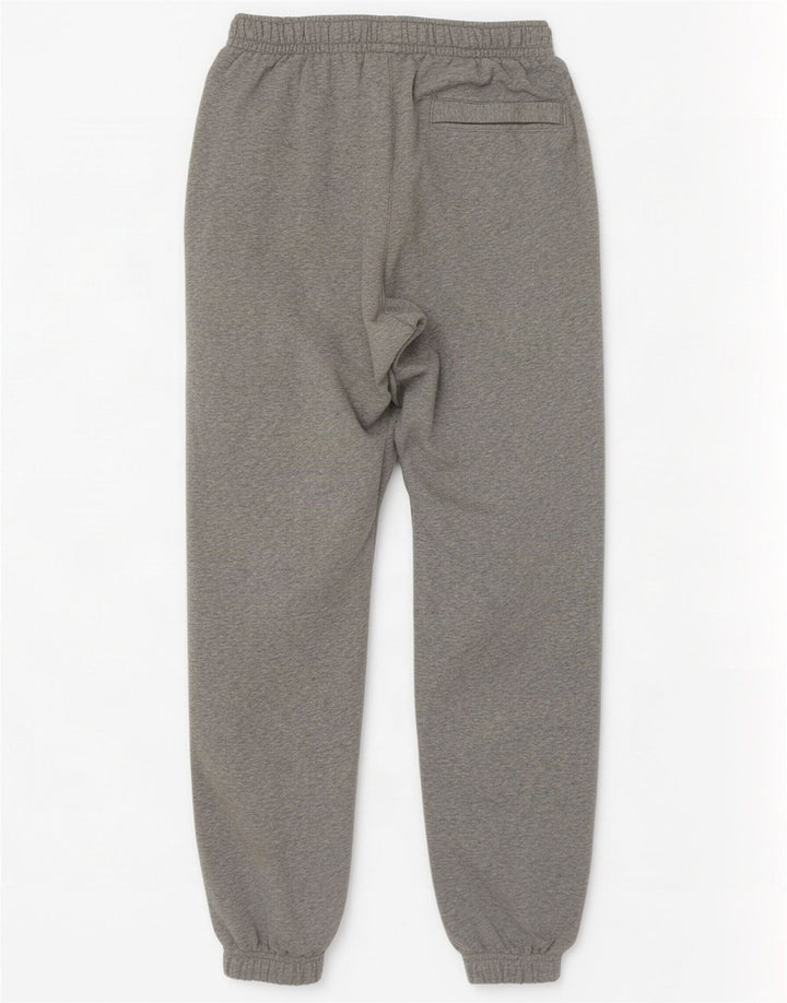 Calça de treino masculina Nike Joggers pequeno cinza manchado de algodão