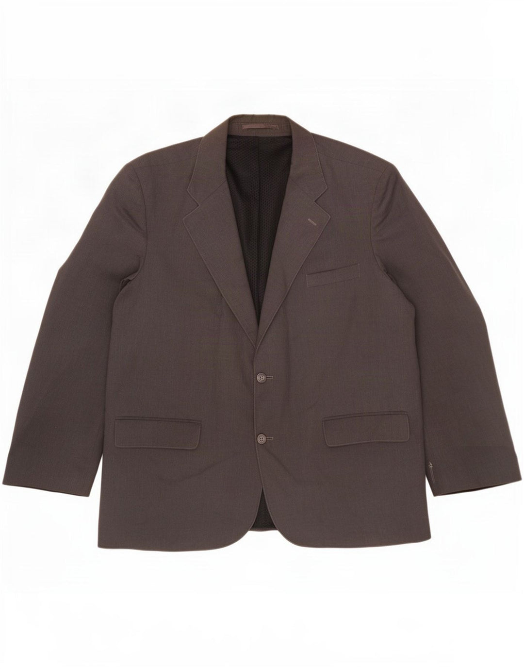 Jaqueta blazer masculina Rohan com 2 botões UK 44 2XL poliéster cinza