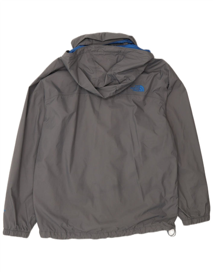Jaqueta de chuva masculina com capuz THE NORTH FACE Reino Unido 38 nylon cinza médio
