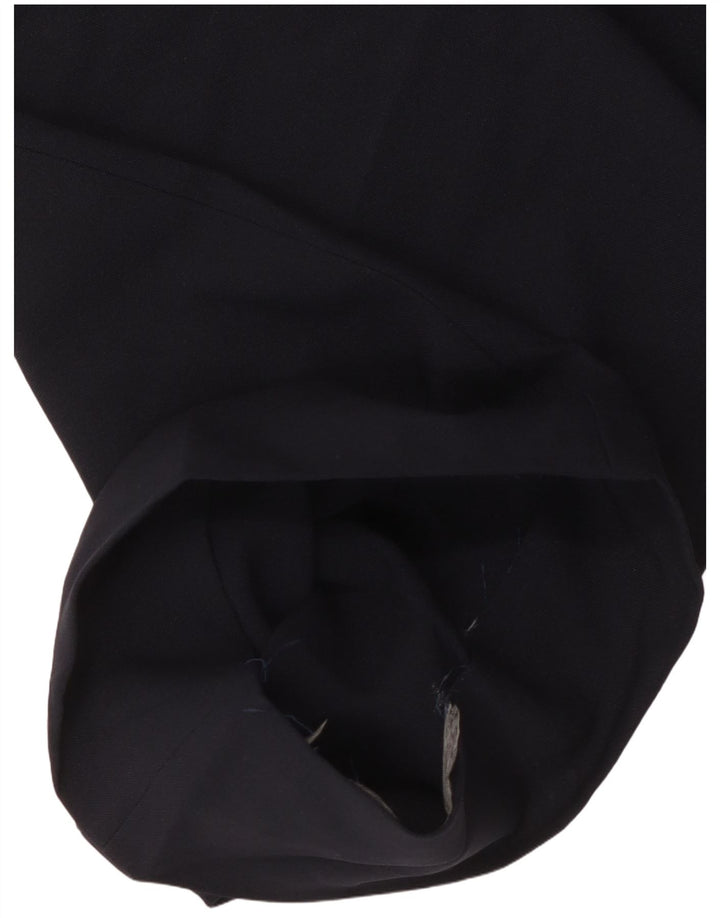 Calça Chino Regular Masculina Marks & Spencer W42 L30 Poliéster Azul Marinho