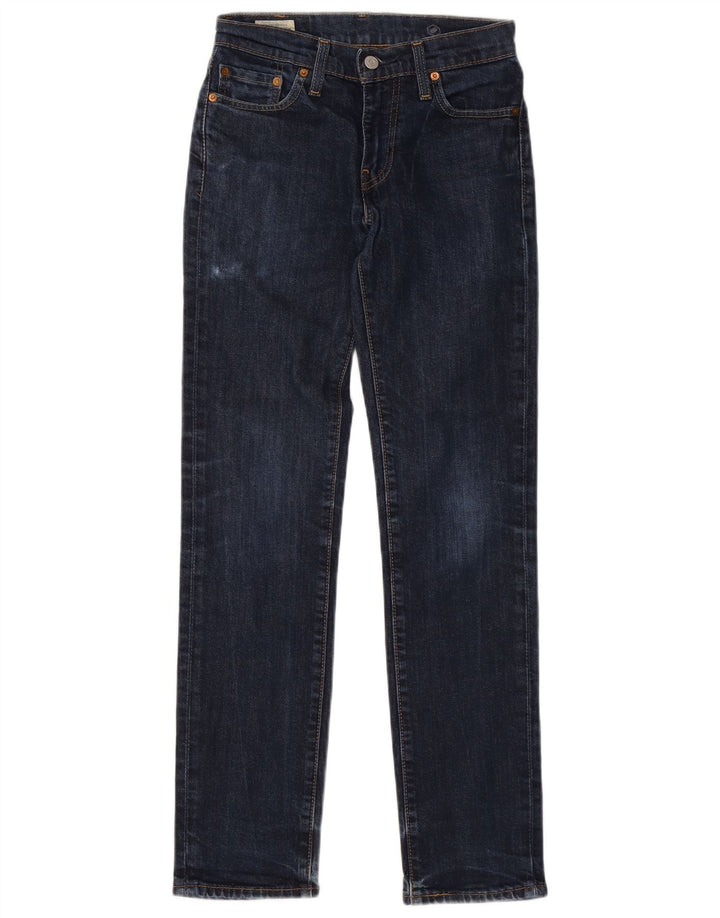 Jeans slim feminino Levi's W27 L32 algodão azul marinho