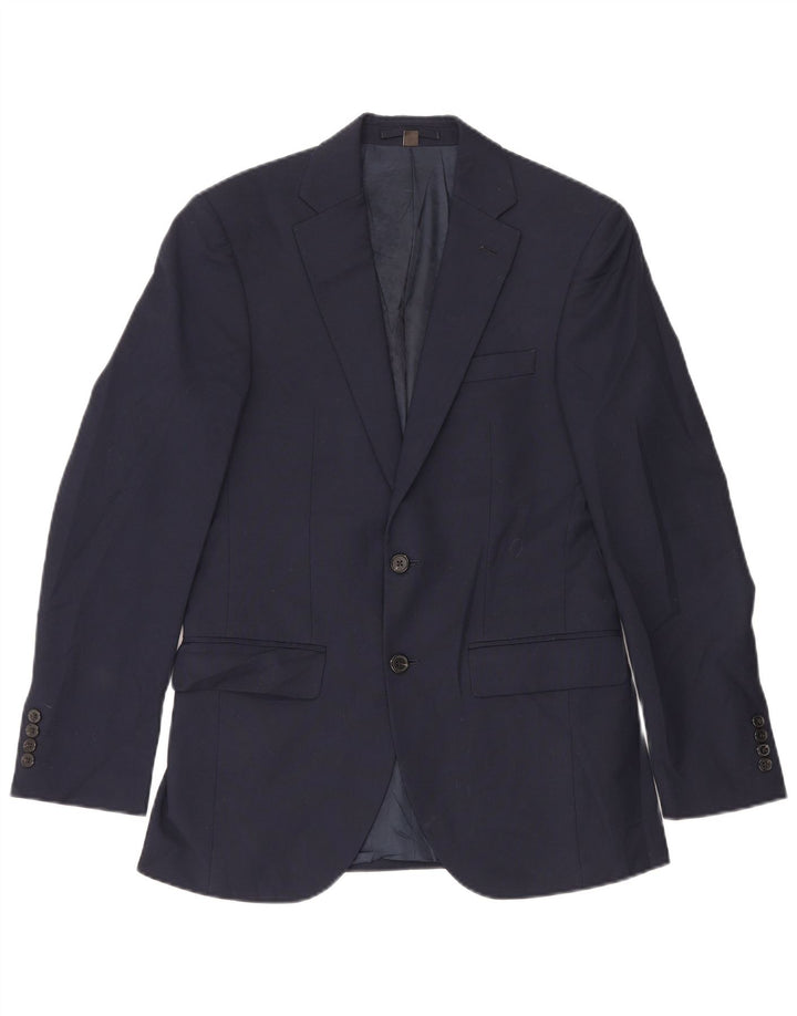 Jaqueta Blazer Masculina Marks & Spencer Regular Fit Reino Unido 36 Pequena Azul Marinho
