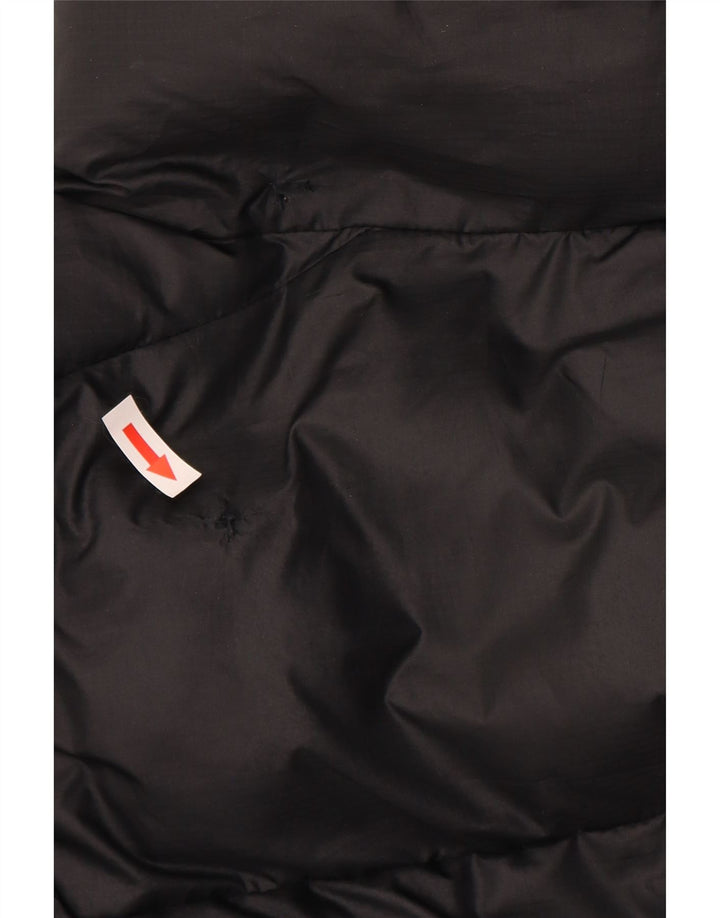 Jaqueta Columbia Feminina Crop Acolchoada UK 10 Pequeno Poliéster Azul Marinho
